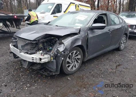 2017 Honda Civic Ex z USA, uszkodzony, nr VIN 2HGFC2F78HH564540